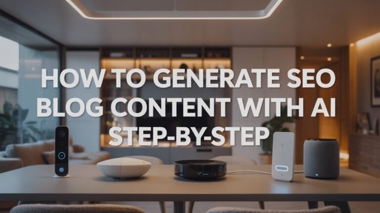 How to Generate SEO Blog Content With AI Step-By-Step 10 ai driven seo content creation