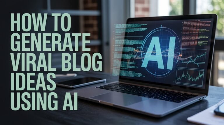 How to Generate Viral Blog Ideas Using AI 10 ai driven viral blog ideas