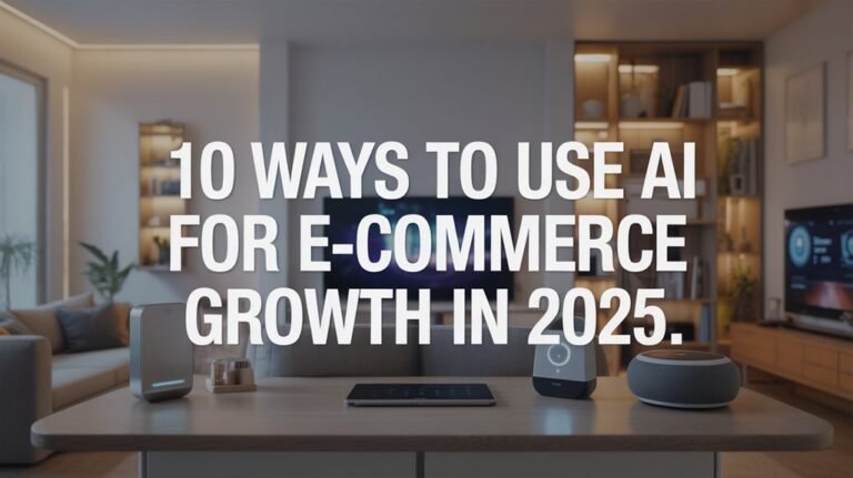 10 Ways to Use AI for E-commerce Growth in 2025 1 ai strategies for e commerce
