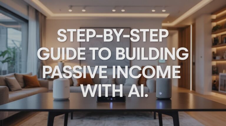 Step-By-Step Guide to Building Passive Income With AI 4 building passive income strategies