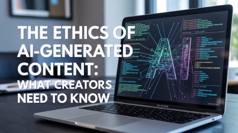 The Ethics of AI-Generated Content: What Creators Need to Know 5 ethics of ai content