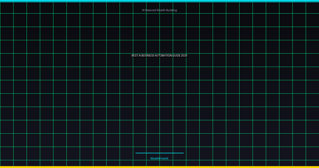 AI business automation guide cover art, 2025