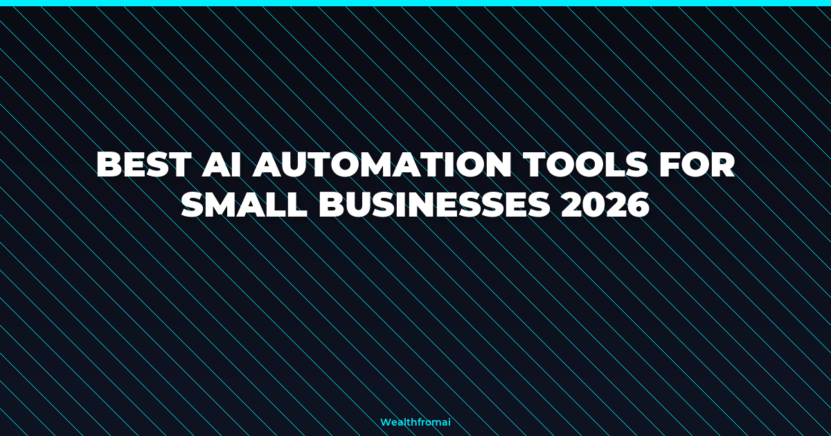 Best AI Automation Tools for Small Businesses 2026 11 Best AI Automation Tools for Small Businesses 2026