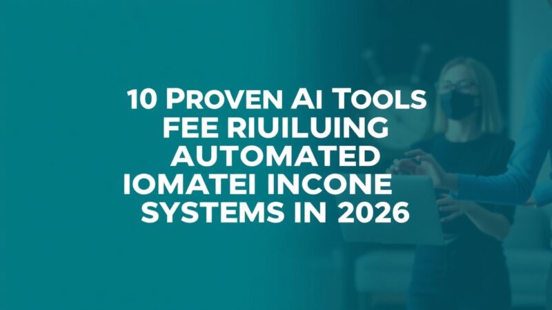 10 Proven AI Tools for Building Automated Income Systems in 2026 ...