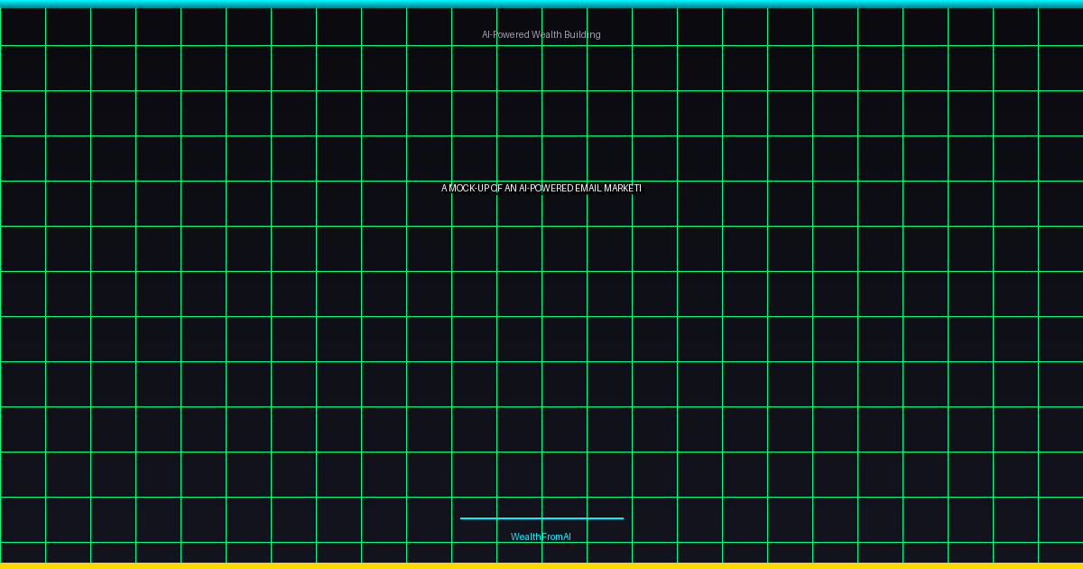 AI affiliate marketing strategy - a mock-up of an AI-powered email marketing campaign, showing personalized subjec