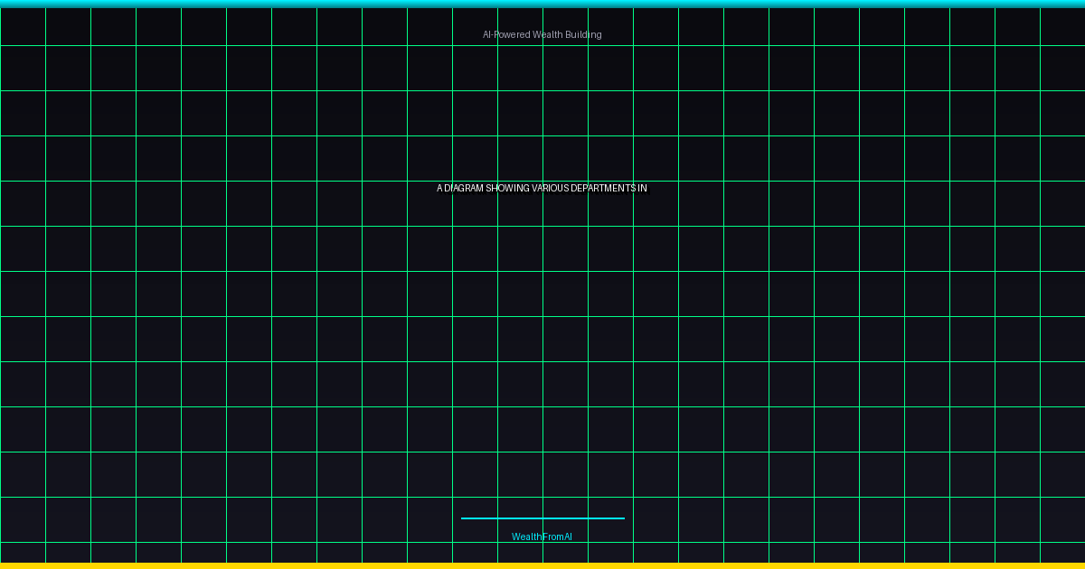 AI automation for small business - A diagram showing various departments in a small business (marketing, sales, cus