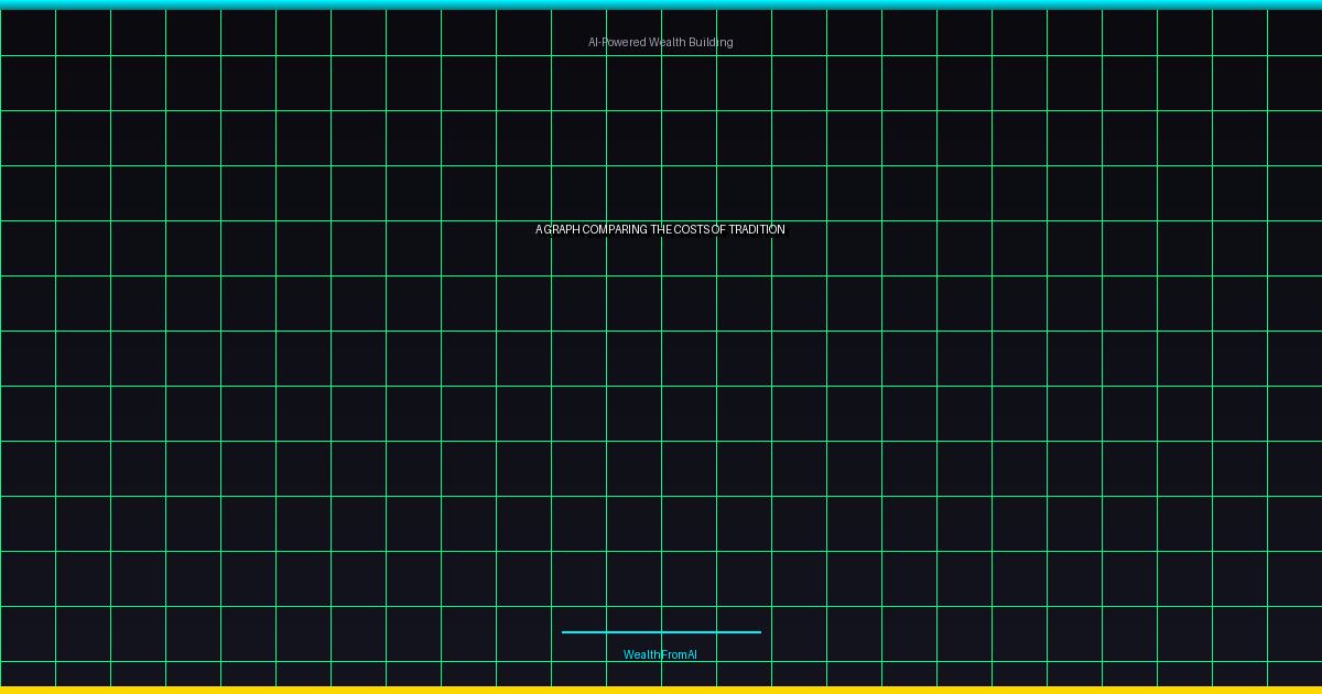 AI automation for small business - A graph comparing the costs of traditional business processes versus AI-automate