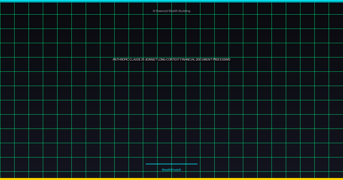 Anthropic Claude 3.5 Sonnet: Long-Context Financial Document Processing