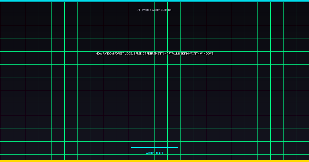 Unlock Proven Machine Learning for Predictive Financial Planning in 2026 3 How Random Forest Models Predict Retirement Shortfall Risk in 6-Month Windows