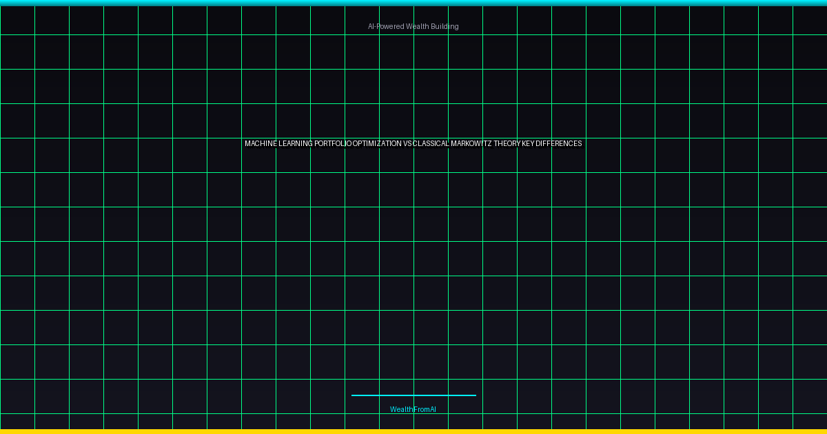 Machine Learning Portfolio Optimization vs. Classical Markowitz Theory: Key Differences