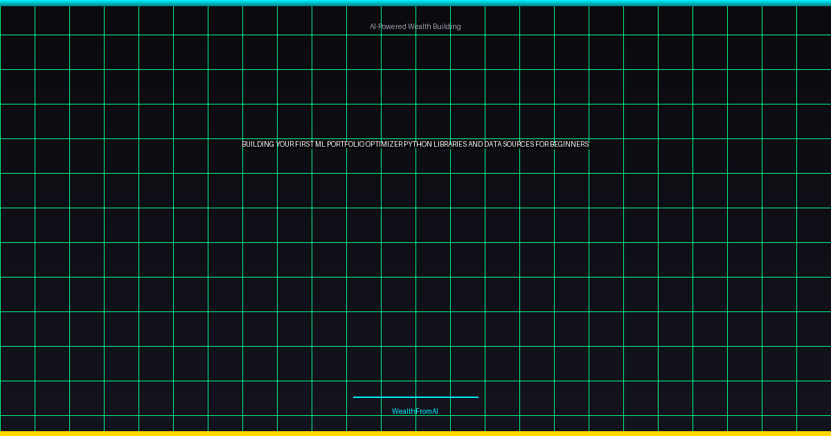 Building Your First ML Portfolio Optimizer: Python Libraries and Data Sources for Beginners