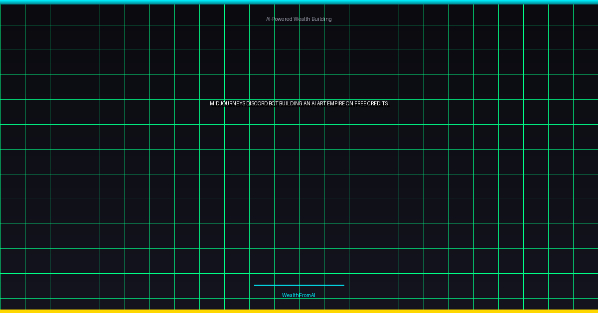 Midjourney's Discord Bot: Building an AI Art Empire on Free Credits