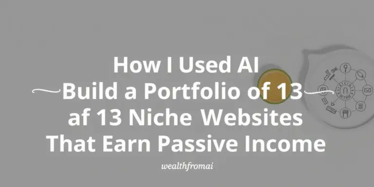 How I Used AI to Build a Portfolio of 13 Niche Websites That Earn Passive Income 27 How I Used AI to Build a Portfolio of 13 Niche Websites That Earn Passive Income