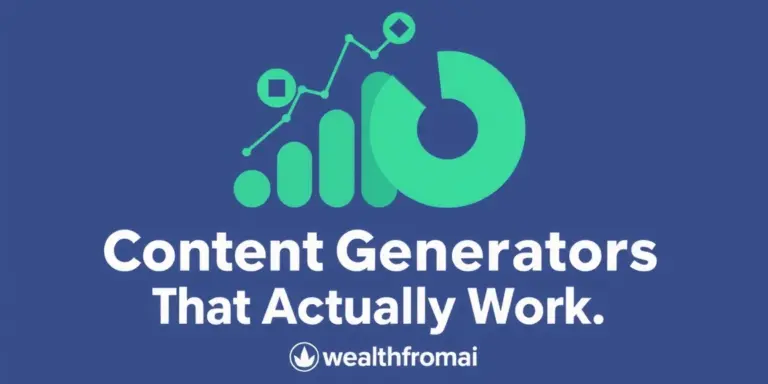 Best AI Content Generators That Actually Work - wealthfromai
