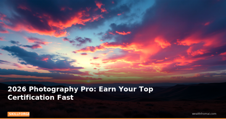 2026 Photography Pro: Earn Your Top Certification Fast — Blog Post 6 skillforge pin skillforge featured 2026 photography pro earn your top certi