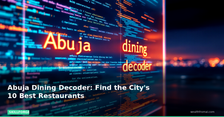 Abuja Dining Decoder: Find the City's 10 Best Restaurants — Blog Post 6 skillforge pin skillforge featured abuja dining decoder find the city s 10