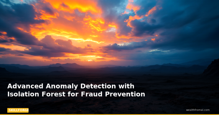 Advanced Anomaly Detection with Isolation Forest for Fraud Prevention — Blog Post 4 skillforge pin skillforge featured advanced anomaly detection with isolatio