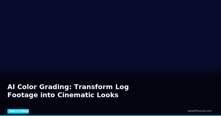 skillforge pin skillforge featured ai color grading transform log footage i