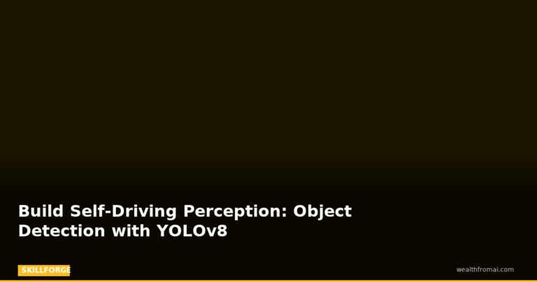 Build Self-Driving Perception: Object Detection with YOLOv8 — Blog Post 5 skillforge pin skillforge featured build self driving perception object det