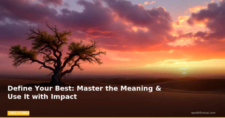 Define Your Best: Master the Meaning & Use It with Impact — Blog Post 3 skillforge pin skillforge featured define your best master the meaning use