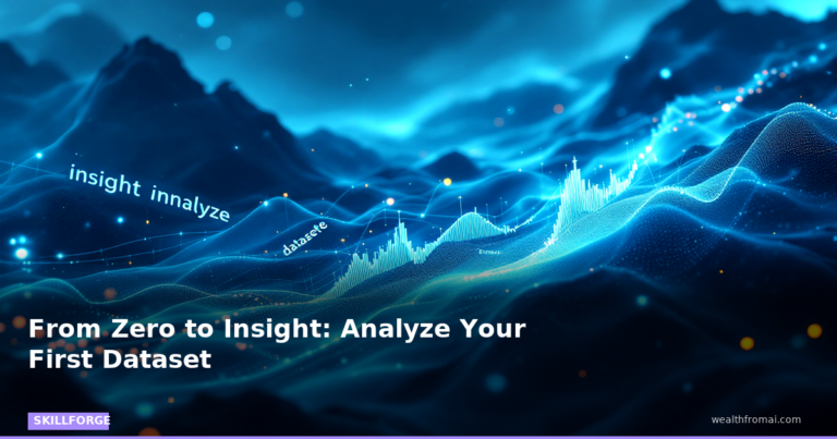 From Zero to Insight: Analyze Your First Dataset — Blog Post 1 skillforge pin skillforge featured from zero to insight analyze your first