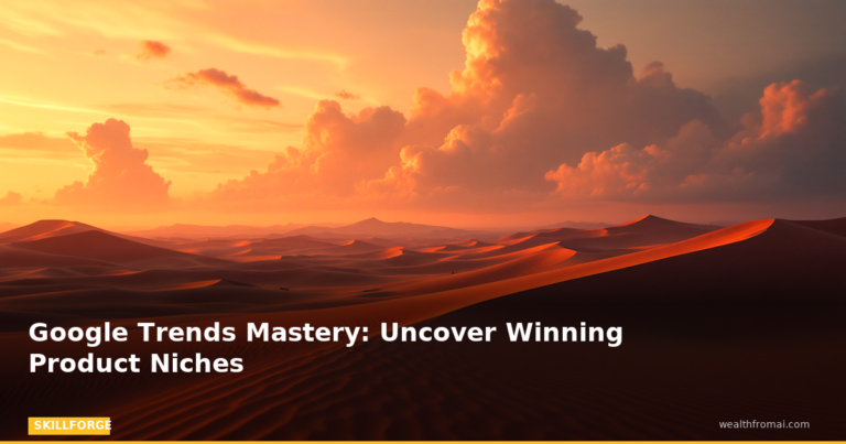 Google Trends Mastery: Uncover Winning Product Niches — Blog Post 1 skillforge pin skillforge featured google trends mastery uncover winning pr