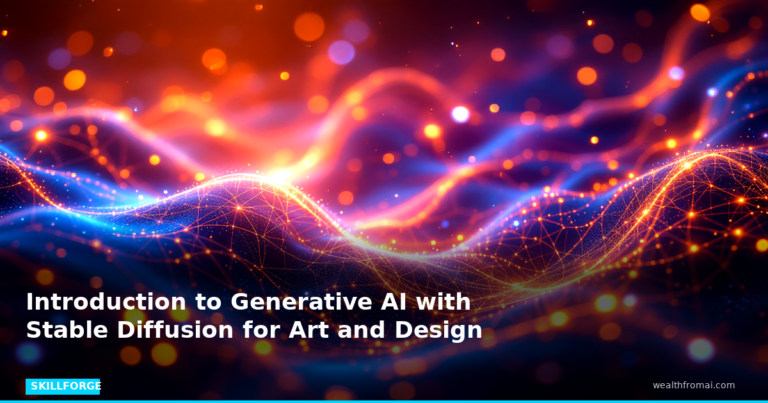 Introduction to Generative AI with Stable Diffusion for Art and Design — Blog Post 10 skillforge pin skillforge featured introduction to generative ai with stabl