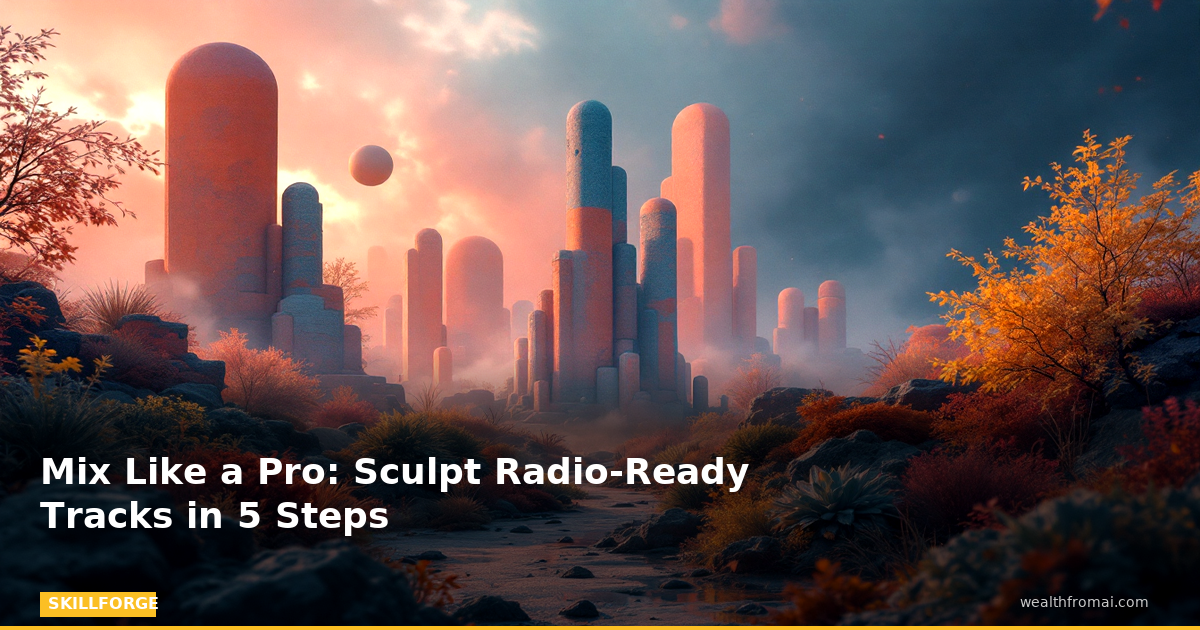 advanced music production techniques — Blog Post 3 skillforge pin skillforge featured mix like a pro sculpt radio ready tracks