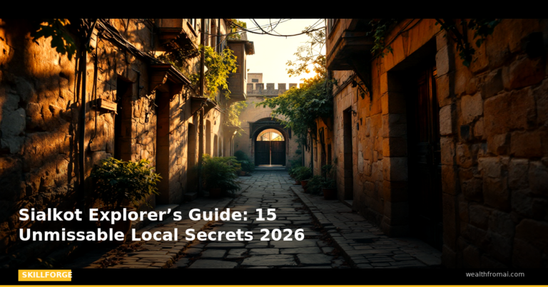Sialkot Explorer’s Guide: 15 Unmissable Local Secrets 2026 — Blog Post 2 skillforge pin skillforge featured sialkot explorer s guide 15 unmissable l