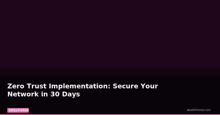 Zero Trust Implementation: Secure Your Network in 30 Days — Blog Post 5 skillforge pin skillforge featured zero trust implementation secure your ne