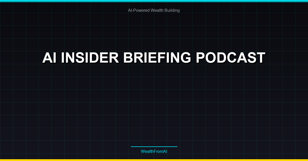AI Insider Briefing Podcast