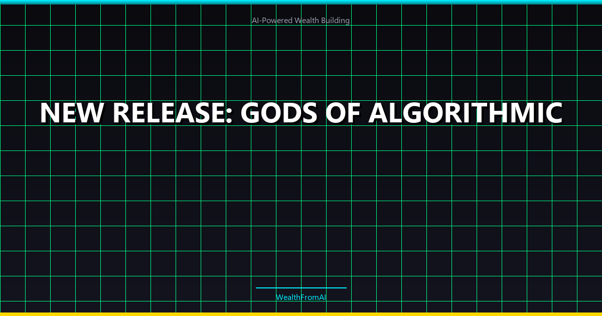 WealthFromAI 2026 Review: AI Tool for Undervalued Asset Discovery 5 New Release: Gods of Algorithmic