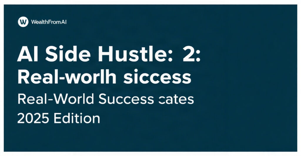 AI Side Hustle 2: Real-World Success Stories 2025 Edition - WealthFromAI