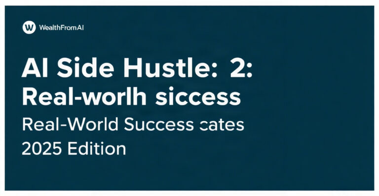 AI Side Hustle 2: Real-World Success Stories 2025 Edition 62 AI Side Hustle 2: Real-World Success Stories 2025 Edition - WealthFromAI