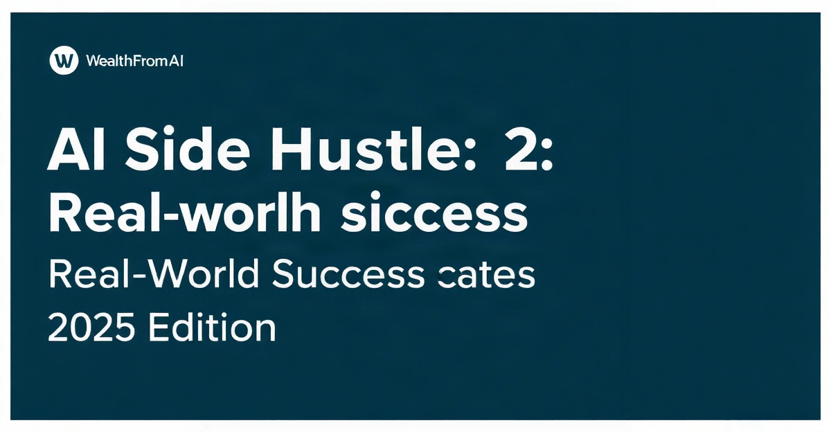 AI Side Hustle 2: Real-World Success Stories 2025 Edition 124 AI Side Hustle 2: Real-World Success Stories 2025 Edition - WealthFromAI