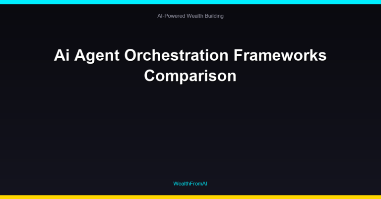 Ai Agent Orchestration Frameworks Comparison