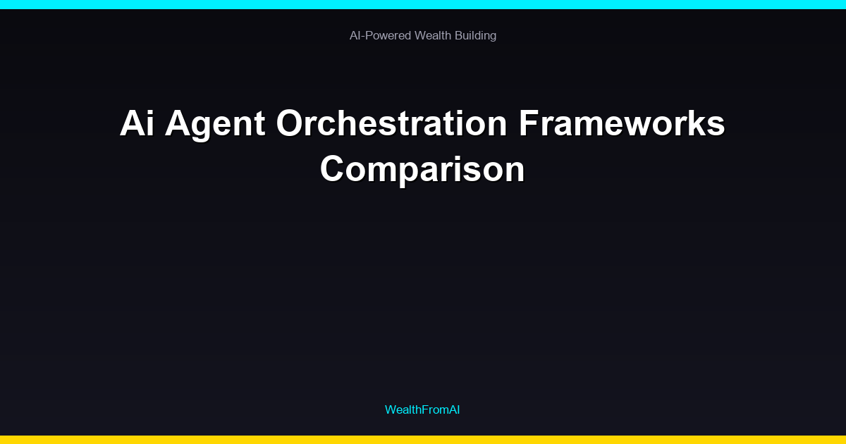 Ai Agent Orchestration Frameworks Comparison 38 Ai Agent Orchestration Frameworks Comparison