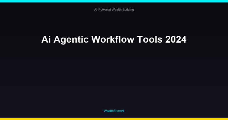 Ai Agentic Workflow Tools 2024 29 Ai Agentic Workflow Tools 2024