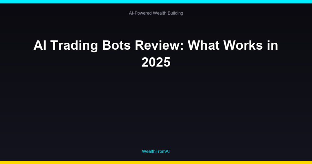 AI Trading Bots Review: What Works in 2025