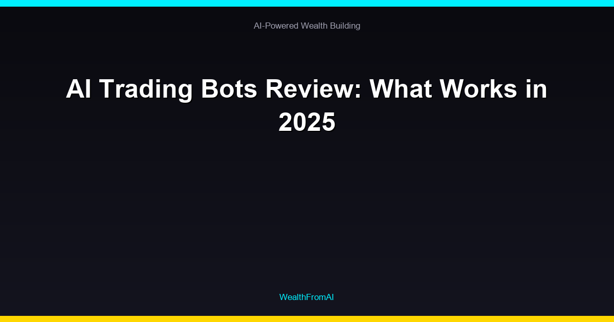 AI Trading Bots Review: What Works in 2025 10 AI Trading Bots Review: What Works in 2025