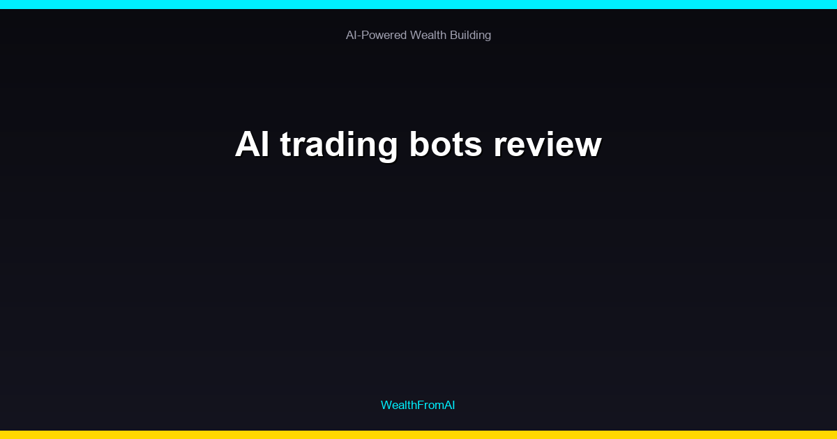 AI trading bots review