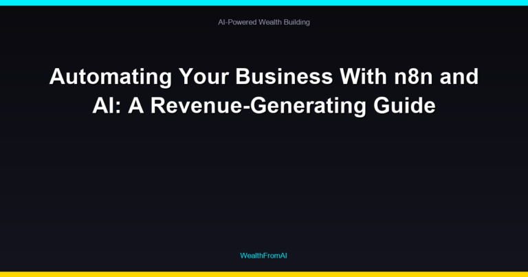 Automating Your Business With n8n and AI: A Revenue-Generating Guide 92 Automating Your Business With n8n and AI: A Revenue-Generating Guide