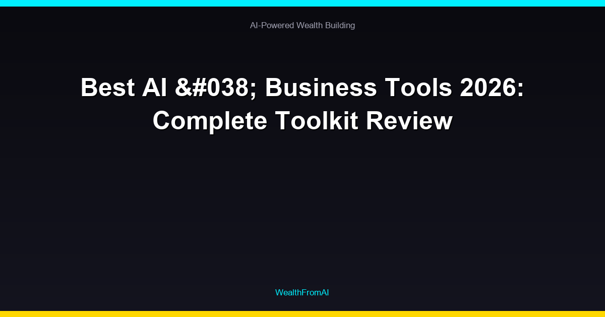 Best AI & Business Tools 2026: Complete Toolkit Review