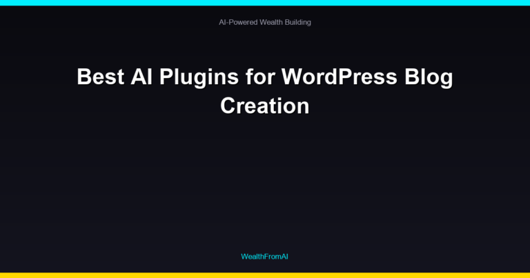 Best AI Plugins for WordPress Blog Creation