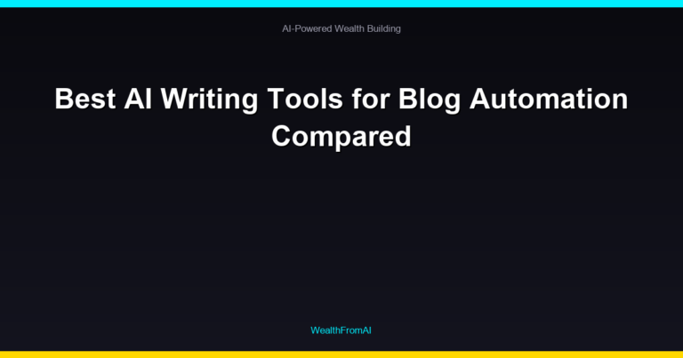 Best AI Writing Tools for Blog Automation Compared