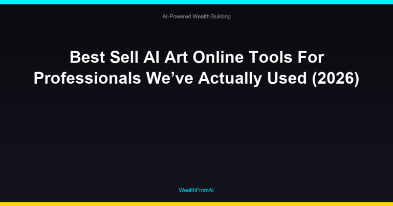 Best Sell AI Art Online Tools For Professionals We've Actually Used (2026) 59 Best Sell AI Art Online Tools For Professionals We’ve Actually Used (2026)
