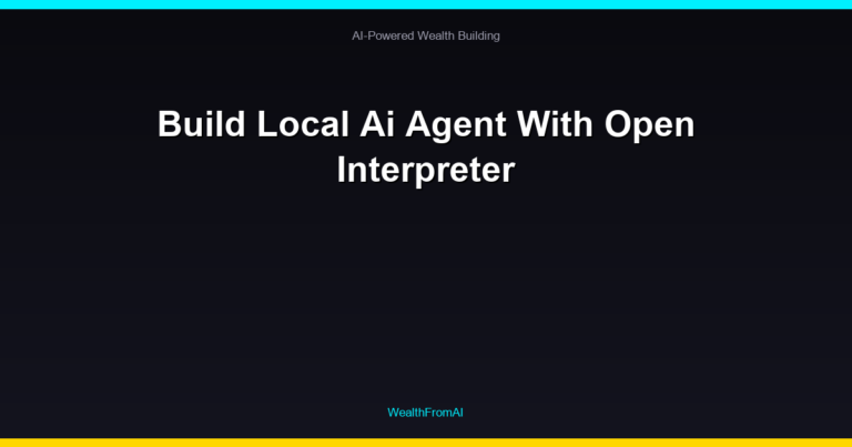 Build Local Ai Agent With Open Interpreter