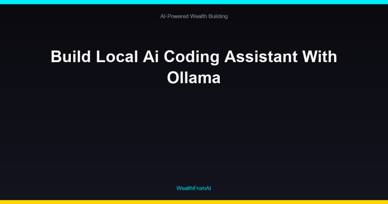 Build Local Ai Coding Assistant With Ollama 81 Build Local Ai Coding Assistant With Ollama
