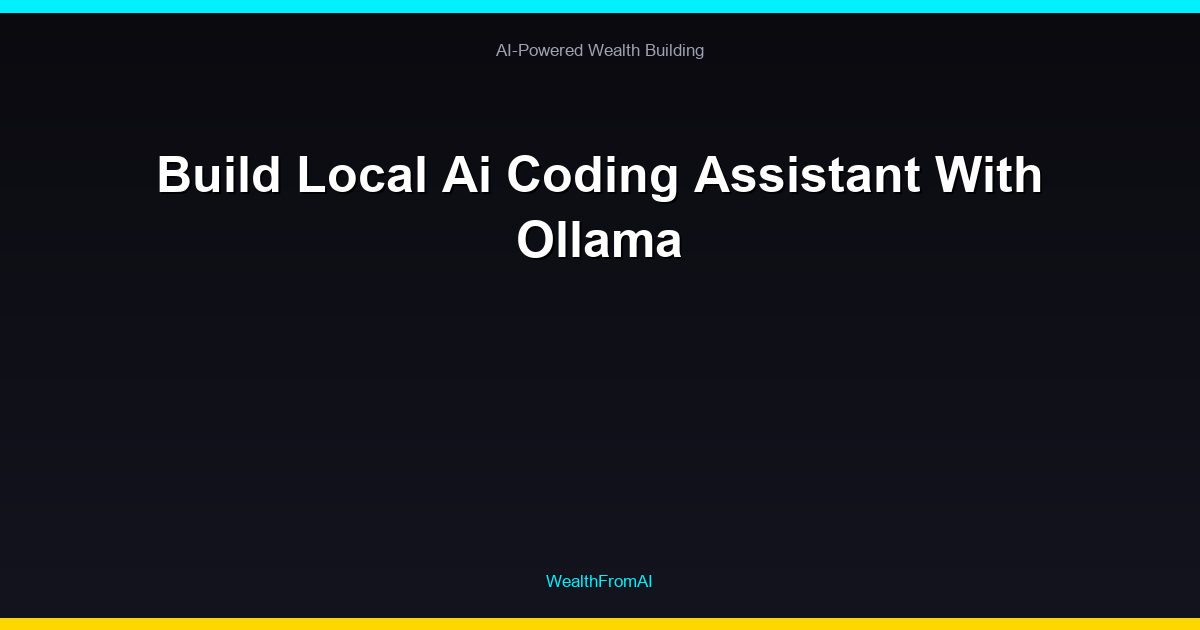 Build Local Ai Coding Assistant With Ollama 28 Build Local Ai Coding Assistant With Ollama