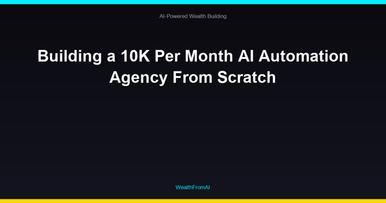Building a 10K Per Month AI Automation Agency From Scratch 25 Building a 10K Per Month AI Automation Agency From Scratch